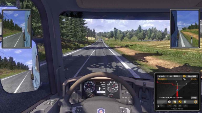 Euro Truck Simulator 2 , An Example Of A Driving Video Game Genre