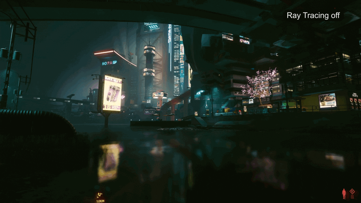 Cyberpunk 2077’s Ray-Tracing Patch Transforms the Lighting of Many In-Game Scenes (Courtesy CD Projekt Red)